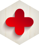 Red cross medical symbol