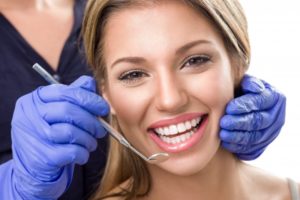 woman dental visit 